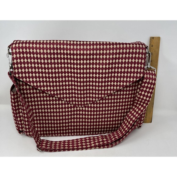 Large Tote Bag Purse Handbag Poesis Retired Barkcloth Style Clutch Accessories - Picture 13 of 16